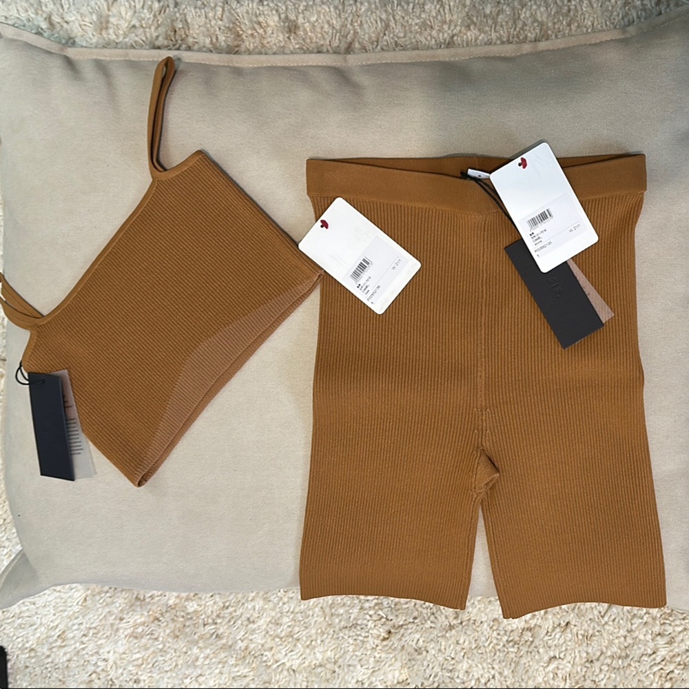 Sir The Label  Ribbed Two-Piece Set